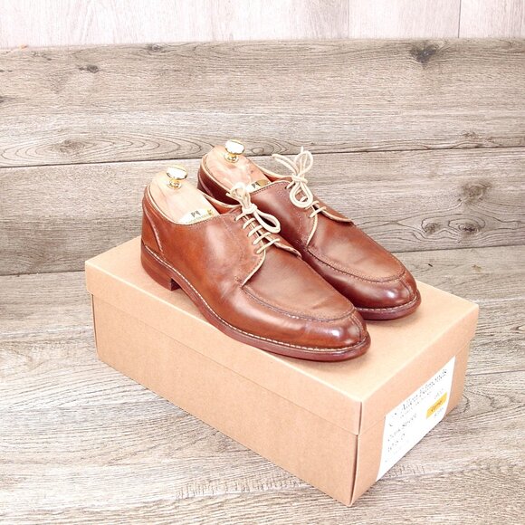 Allen Edmonds CLARK STREET Dainite 8 D Camel * add $15 Cedar Trees - Picture 12 of 13